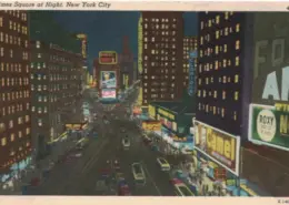 Times Square Postcard 2000