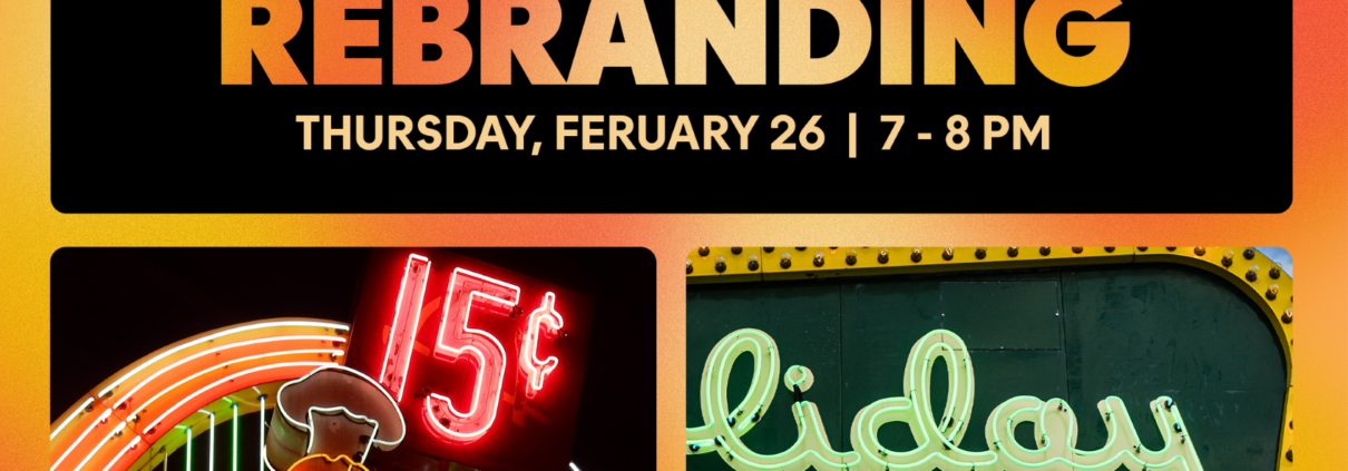 Learn the Perils of Rebranding Thursday February 26 at the ASM