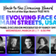 The evolving face of main streets, usa - a panel discussion moderated by randy smith wednesday, march 25