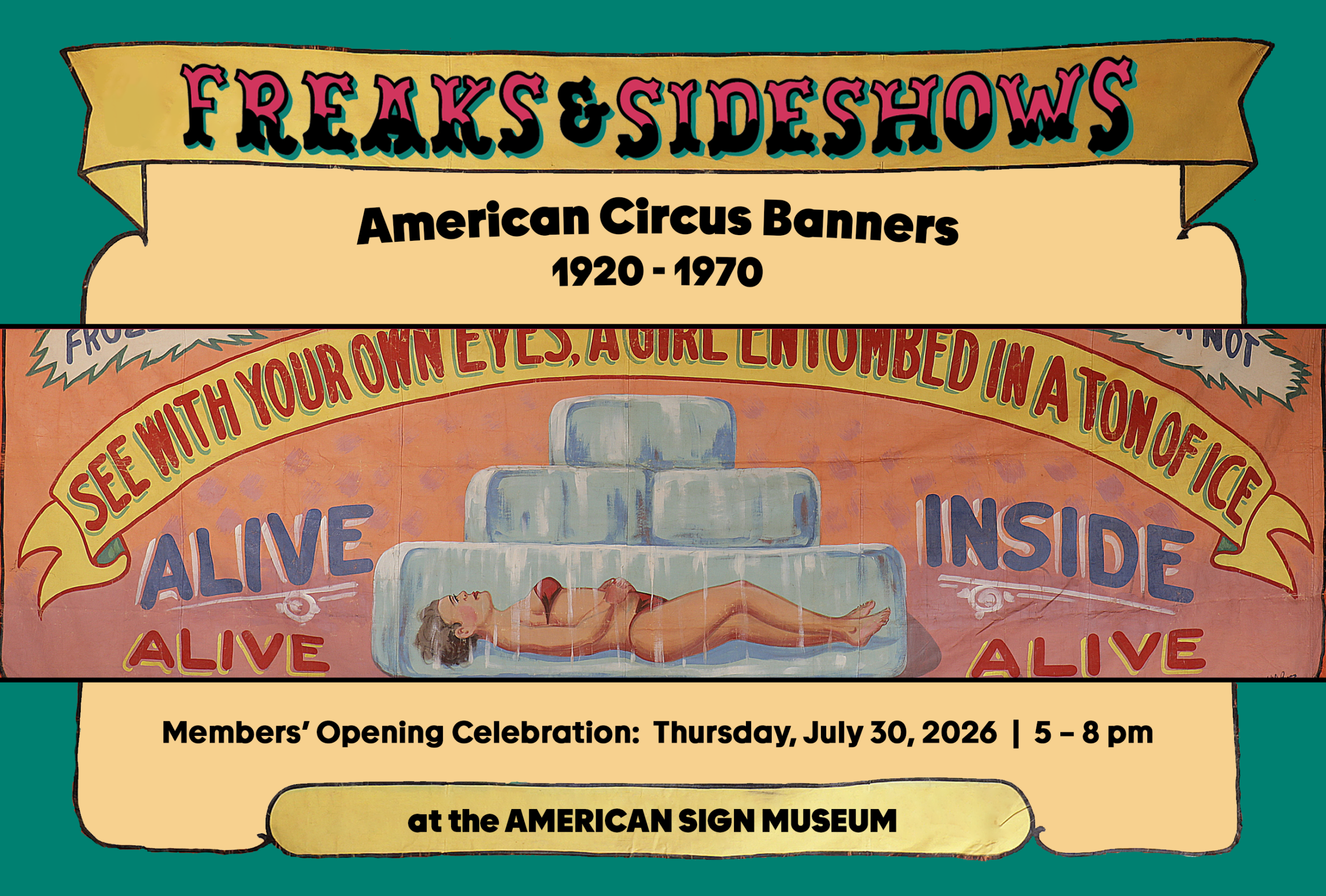 Freaks & Sideshows: Members' Opening Celebration