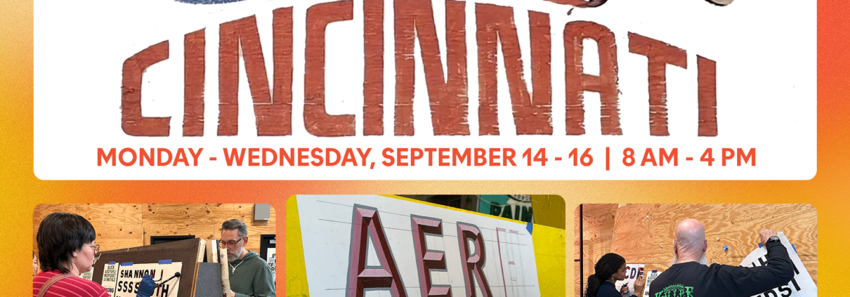 Hand lettering workshop with Mike Meyer