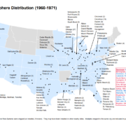 DJS Roto-Sphere Map Map of Roto-Sphere Distribution across the US