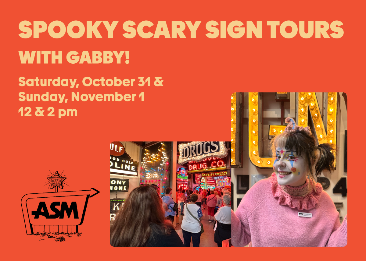 Spooky Scary Sign Tours