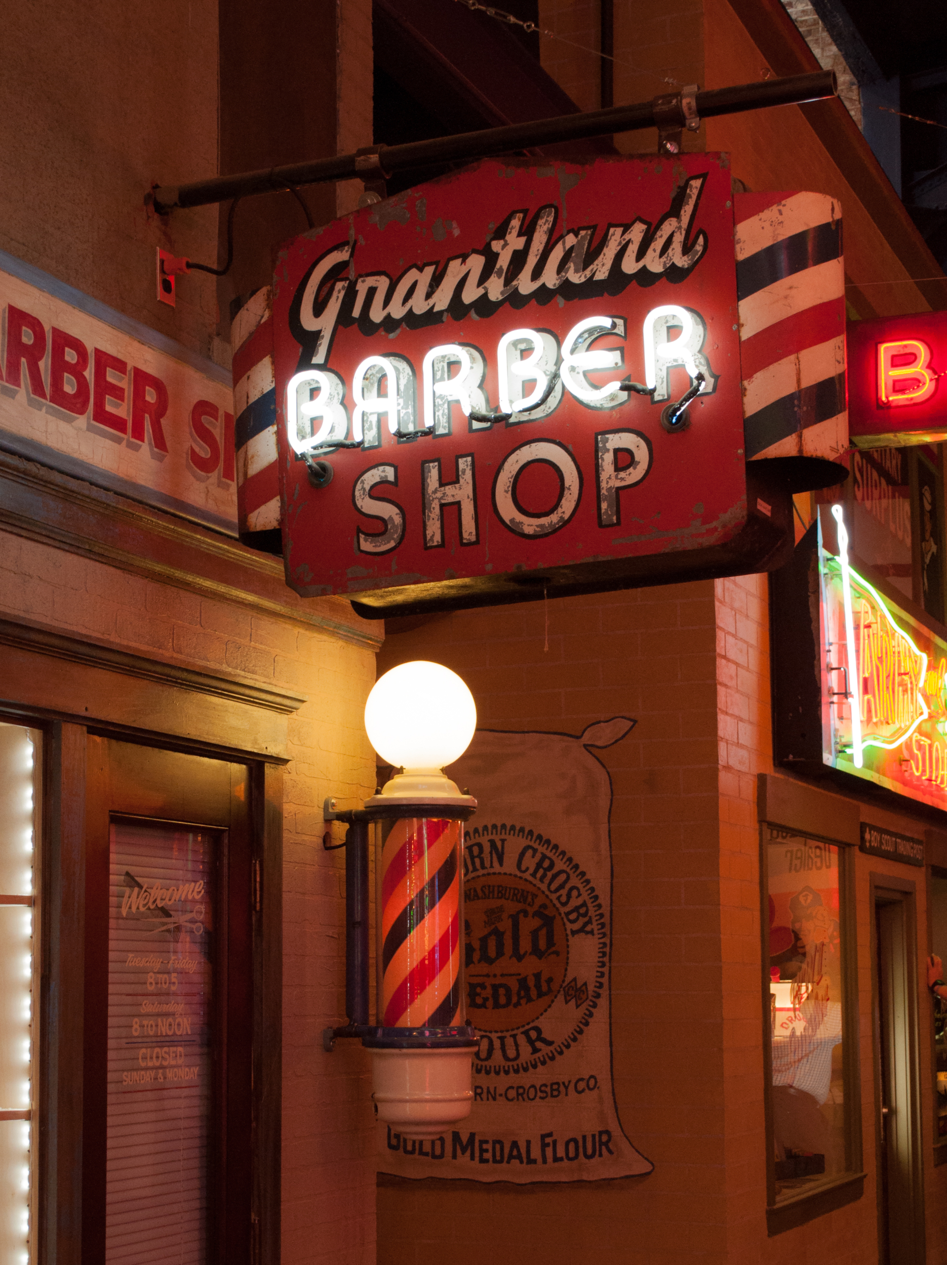 Barber Shop on Main Street