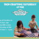 Calling all families to try out their sign crafting skills every fourth Saturday of the month from 1 to 3 pm.