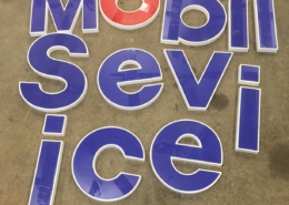plastic letters
