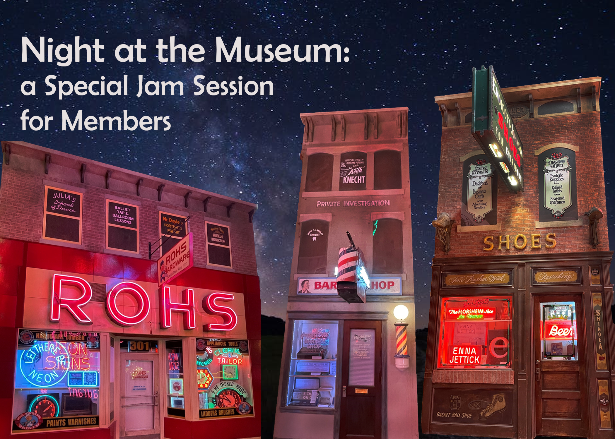 Night at the Museum: a Special Jam Session for Members