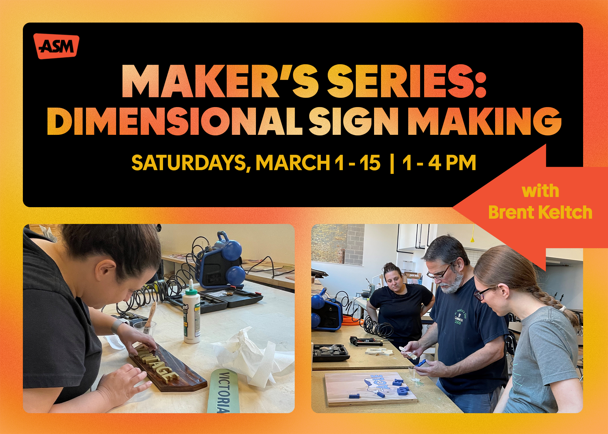 Maker’s Series: Make Your Own Dimensional Sign