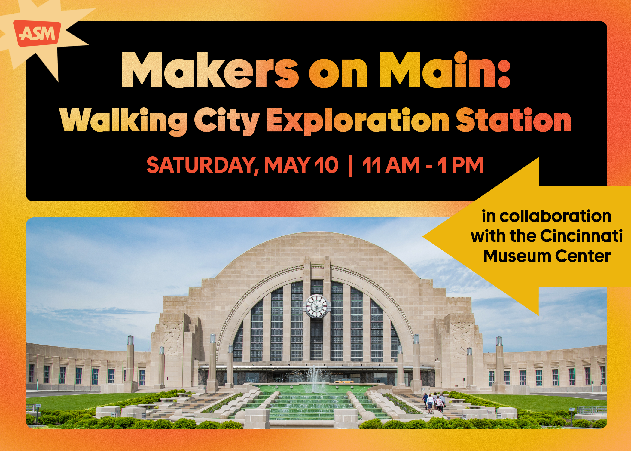 Makers on Main: Walking City Exploration Cart
