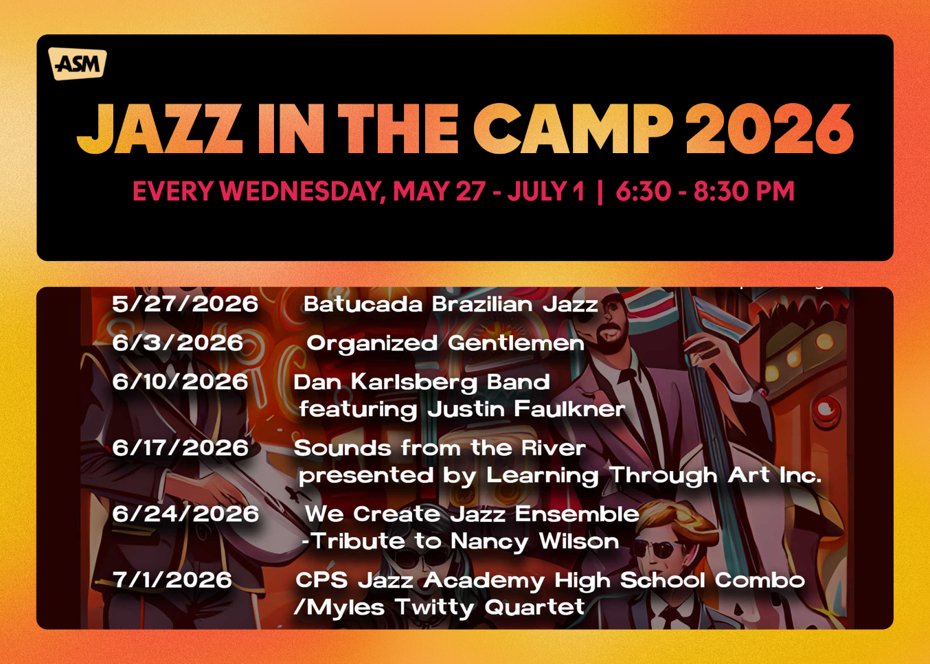 Jazz Alive Presents Jazz in the Camp 2026