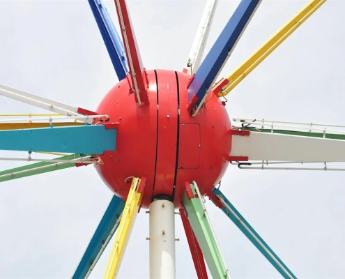 Close up of a roto-sphere